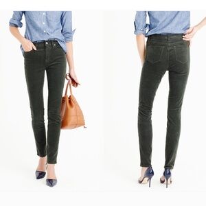 J. Crew High Rise Skinny Corduroy Pants Womens Size 29 Preppy Minimalist